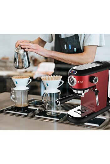 Fipka DLC-CM7318 DLC Espresso Coffee Maker 1000ml 1450 Watt 15 Bar