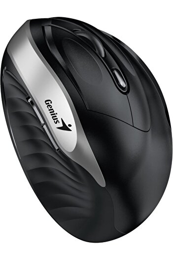 GENIUS Ergonomic WIR. Ergo 8250S Vertical + wrist rest Silver Grey/Blak
