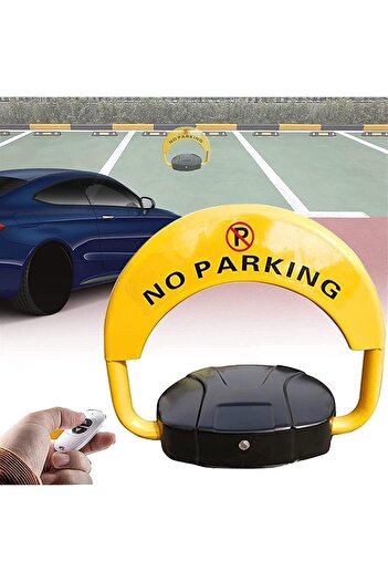 Fipka Car Parking Barrier Lockable Car Parking Latch Space Lock with Locked Remote Control Anti-Interferen