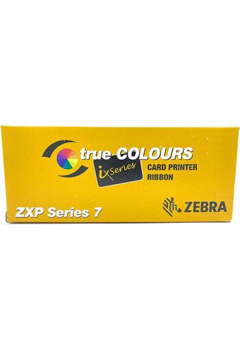 Zebra Technologies 800077-740 True Colors IX Series Color Ribbon for ZXP Series, 7 Compatible, Ymcko