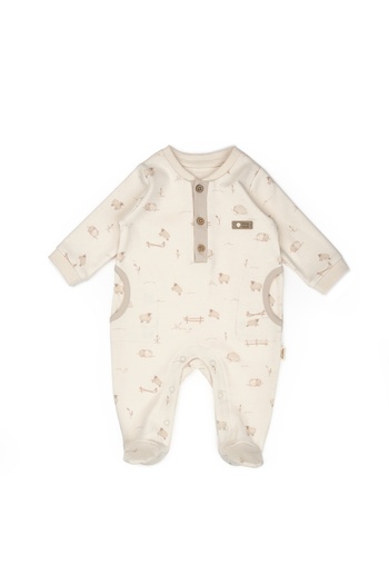 BabyCosy Organic Wear Baby Booties, Romper and Hat Set, 100% Organic Cotton, Baby and Newborn Series