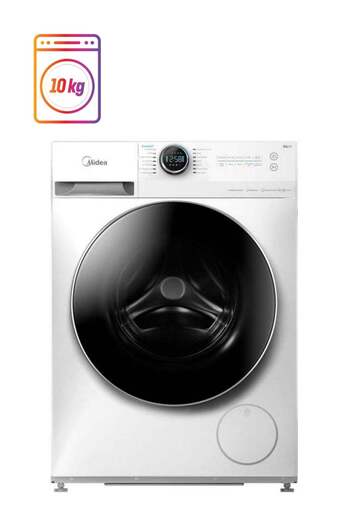 Midea Front-load Washer - 12 kg washing - 8 kg Dryer - 16 Programs - White