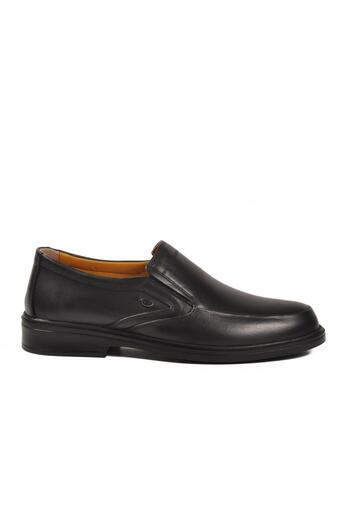 AYAKMOD Dsn 2036 m Black Genuine Leather Men's Casual Shoes Dad Shoes