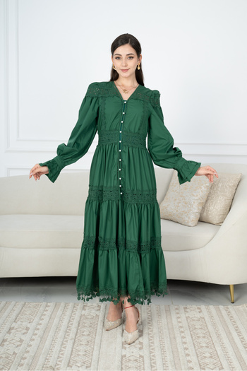 SELSAL Layered lace dress