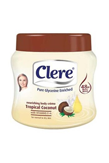 Clere Nourishing Body Crème Tropical Coconut 500ml
