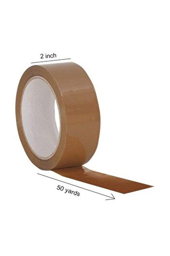 MARKQ Brown Packaging Tape 2" x 50 Yards Heavy Duty Tape for Boxes Moving Postal Office (36 Rolls)