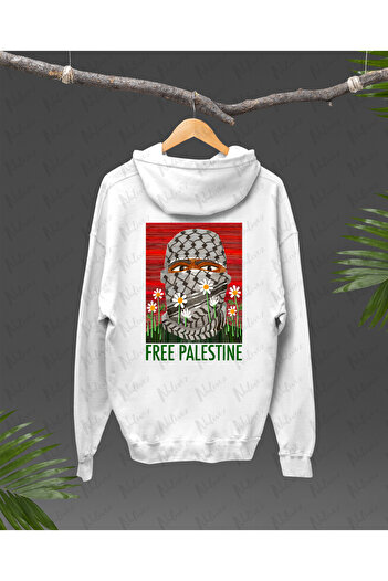Nulivez Palestine Design Back Printed, High Quality Unisex Oversize Hoodie
