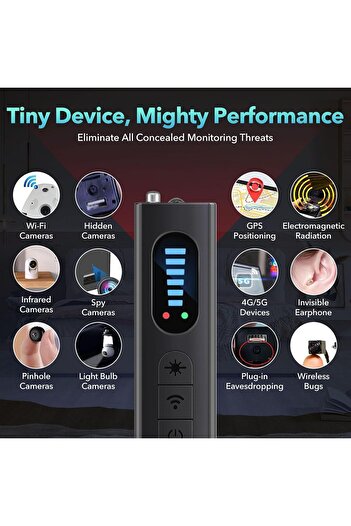 HYX Anti Spy Hidden Camera Detector - 5 Levels Detector