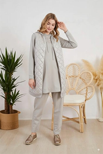 Moodbasic YELEKLİ PANTOLONLU TAKIM