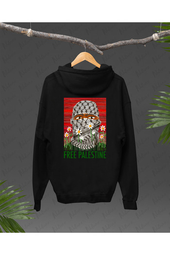 Nulivez Palestine Design Back Printed, High Quality Unisex Oversize Hoodie