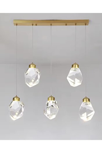 KARAZ 5-light crystal chandelier