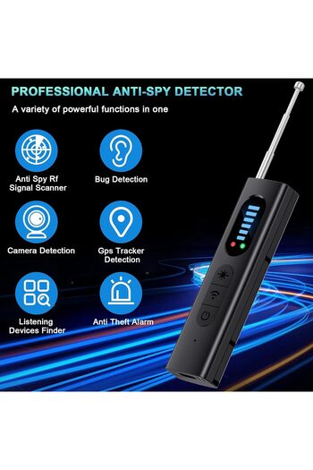 HYX Hidden Camera Detectors, Spy Camera Finder, Portable Hidden Bug and Camera Detector, 5 Levels