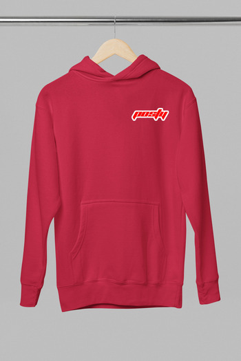 MAGORS Post Malone Printed Cotton Long Sleeve Ribbed 3-Ply Hooded Sweatshirt