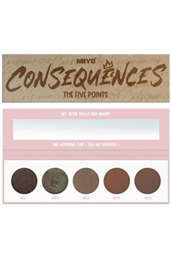 MİO Eyeshadow Palette Five Points by - Consequences