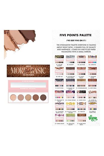 MİO Five Points Eyeshadow Palette from - Feminine Flame