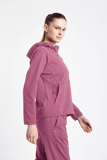 Lescon 24N-2138 Women's Zippered Hooded Top