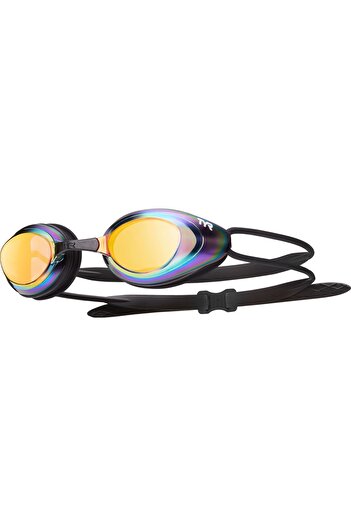 TYR Black Hawk Mirrored Racing Goggles (Rainbow)