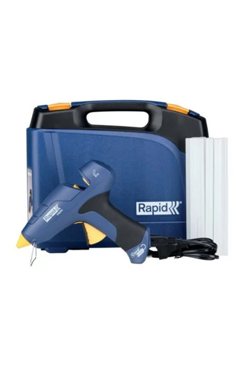 Rapid Pistol de lipit GlueGun CG 270, albastru, max 250 W, debit 350 g/h, 200°C
