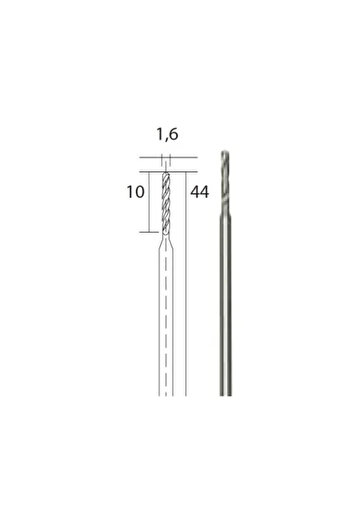 JollyMag Set 3 HSS Drill Bits, 1.6 mm, Proxxon 28858