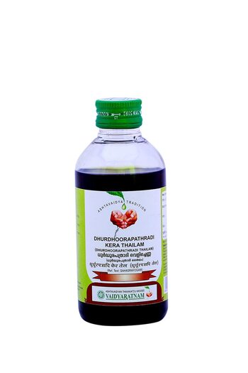 vaidyaratnam Dhurdhurapatradi Kera Thailam 200 ml (Pack of 2)