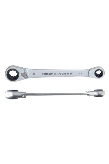 JollyMag Ring Spanner Wrench, Proxxon 23236, with Ratchet, 10 x 13 x 17 x 19 mm