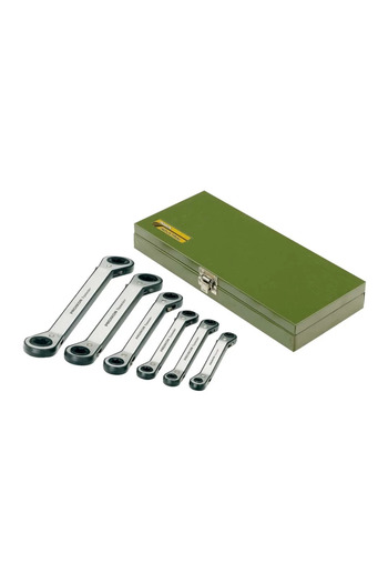 JollyMag Set wrench rings with ratchet, Proxxon 23231, SPEEDER, 6 pieces