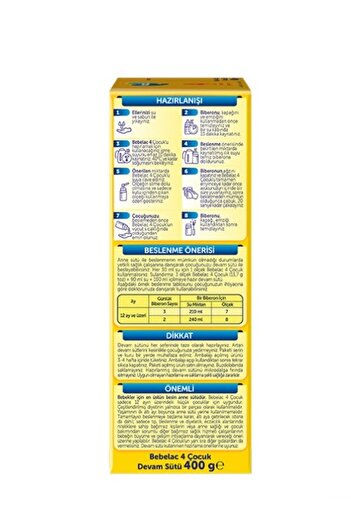 My Reality Fashion Bebelac Baby Follow-On Milk No4 400 Gr