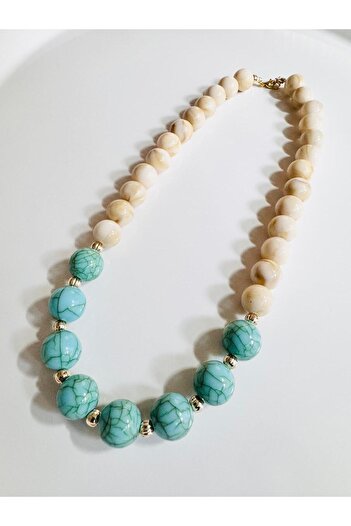 DEVİ fashion Bead necklace 45 cm