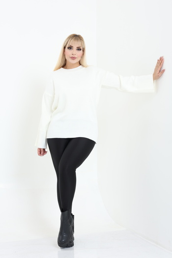 MJORA Crew Neck Comfortable Fit Knitwear Knitted Sweater