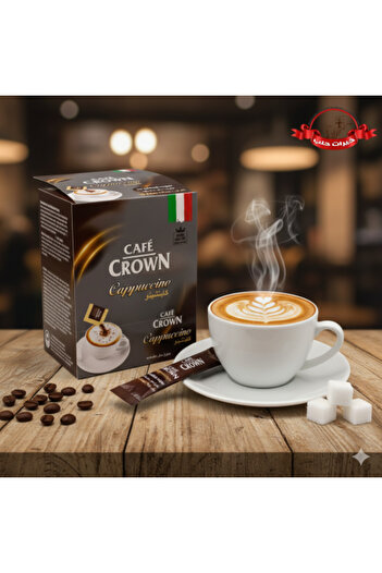Cafe Crown Cappuccino Crown No Added Sugar - 10 Sachets