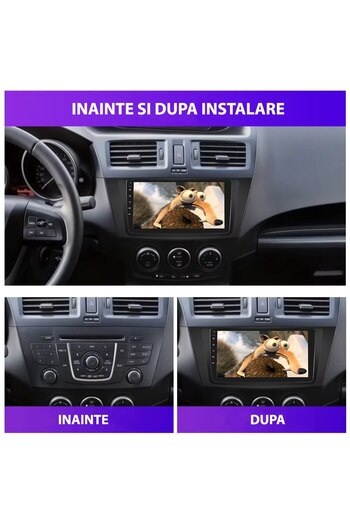 MaxTech Navigatie Mazda 5 2011-2015 dedicata, 2 GB Ram 32 GB Rom, Carplay & Android auto