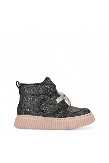 NeSe Shoes Μπότες για κορίτσια με φιόγκο και γούνα εσωτερικά Α ποιότητας