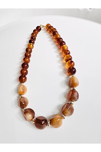 DEVİ fashion Bead necklace 45 cm