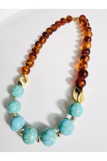 DEVİ fashion Bead necklace 45 cm