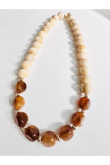 DEVİ fashion Bead necklace 45 cm
