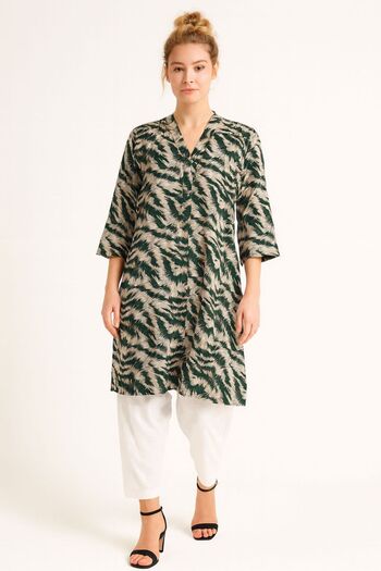 MEEMSEEN INDEPENDENT Forest Wave Printed Kurta