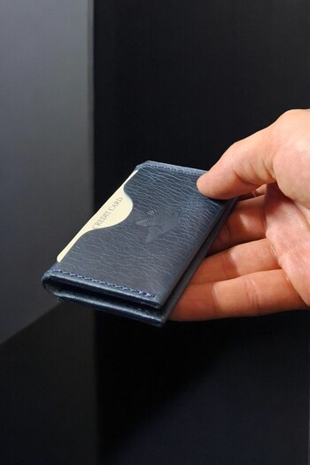 MAT Deri Slim Card Holder 4 Compartments Genuine Leather Small Card Holder