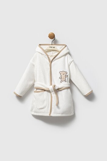 Moi Noi Baby & Kids Bathrobe 100% Cotton A+ Quality Organic Cotton Fabric