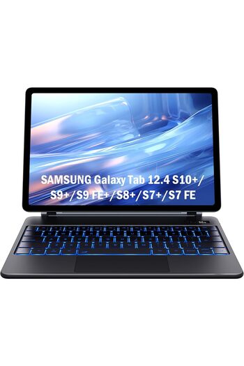 HYX Keyboard Case for Samsung Galaxy Tab S10+ Plus/S9+ Plus/S9 FE+ Plus/S8+ Plus/S7+ Plus/S7 FE