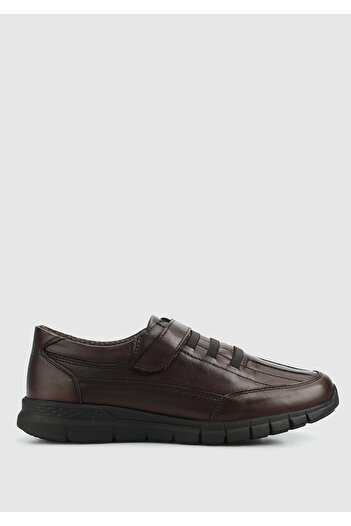 Eclipse Brown Leather Women's Shoes