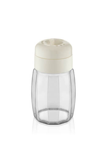 Mons 2 Pieces Polygonal Salt and Pepper Shakers Spice Rack Qlux 3 Settings Bpa Free 2 Pieces Glass 100 Cc Salt Shaker C-00283