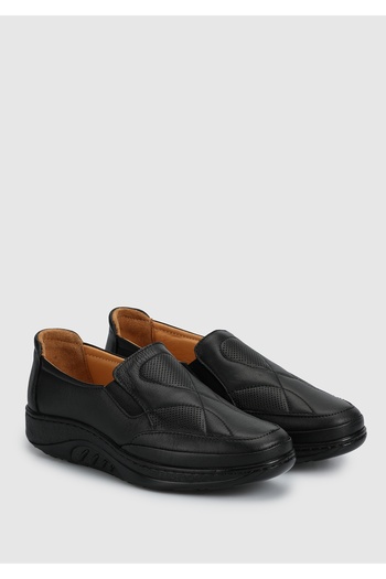 Eclipse Black Leather Women's Shoes