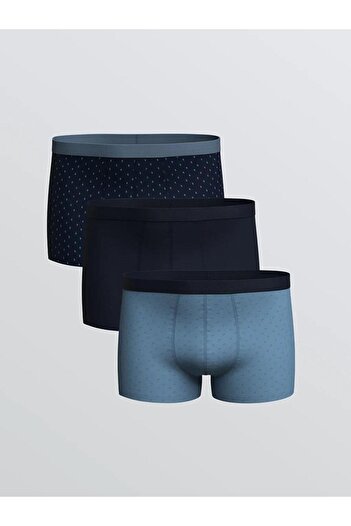 LC Waikiki Standard Fit Cotton Flexible Men's Boxers 3-Piece (W5)