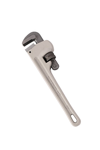 Lawazim Aluminum Pipe Wrench - 10 Inch Adjustable Jaw Heavy Duty Rust Resistant Plumbing Tool