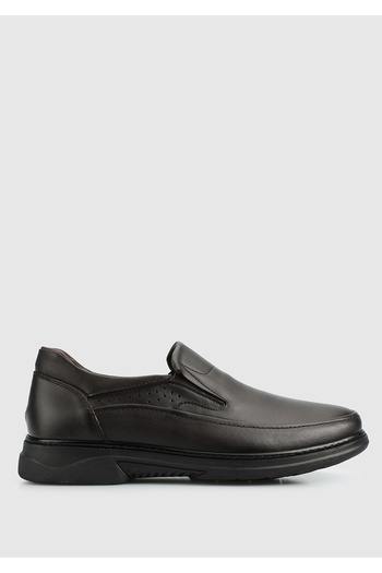 Eclipse Brown Leather Men's Shoes