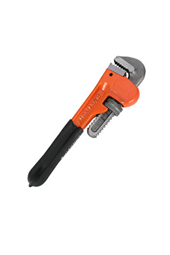 Lawazim Pipe Wrench - 10 Inch Heavy Duty Adjustable Jaw Steel Plumbing Wrench for Repairs