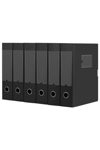 Dongli A4 archive box (black, 6 pieces)
