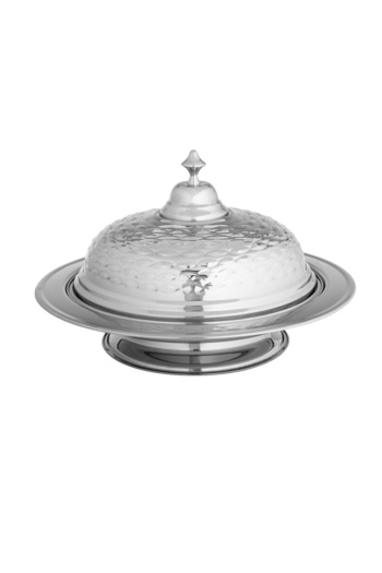 HIC Cozy Stainless Steel Service Dish With Base And Lid 50 cm