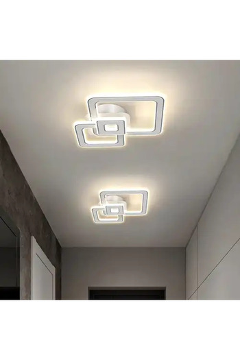 LED CONCEPT LED chandelier with three types of light, remote control, adjustable intensity, 50W, 25x25x8cm