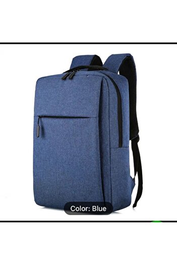 Zen Store BLUE Laptop Backpack 15 16 Inch, Slim Durable Laptop Bag with USB Charging Port